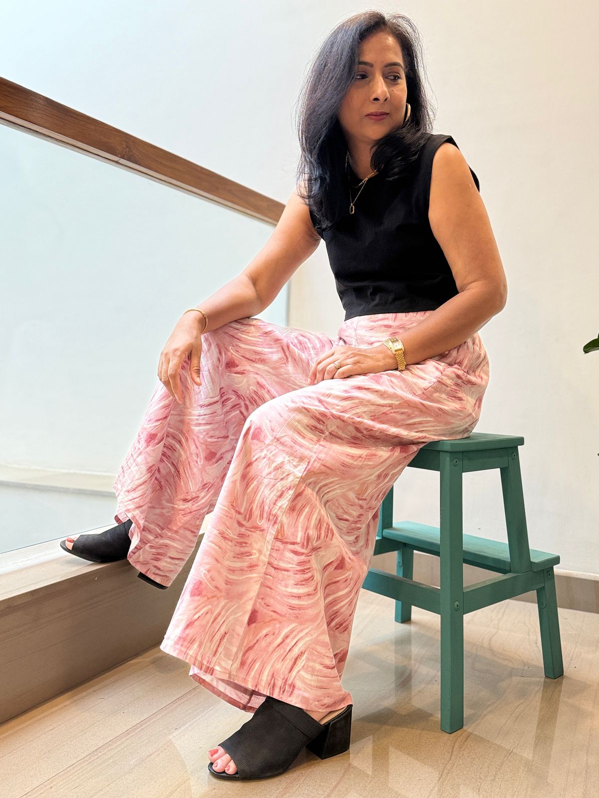 Soft Blush Pink Palazzo