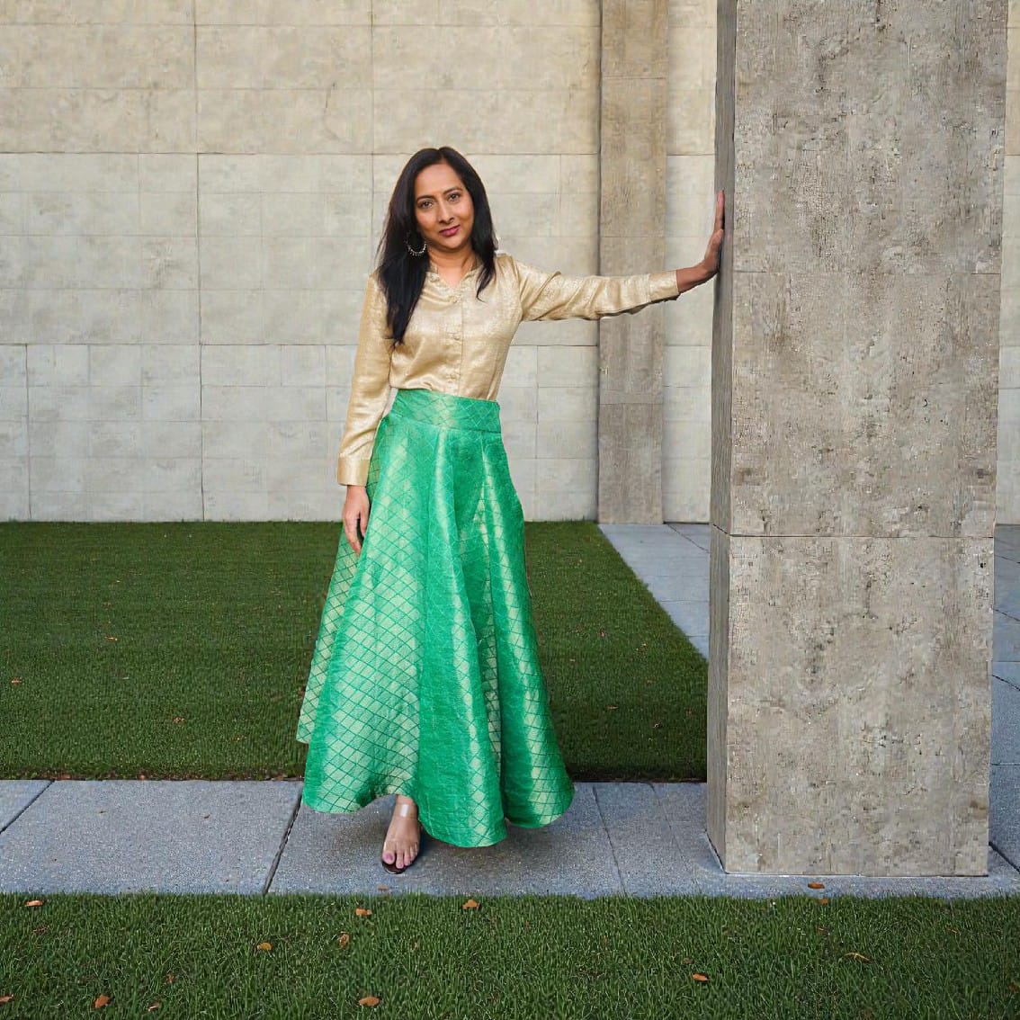 Emerald Grace Flared Co-Ord Set