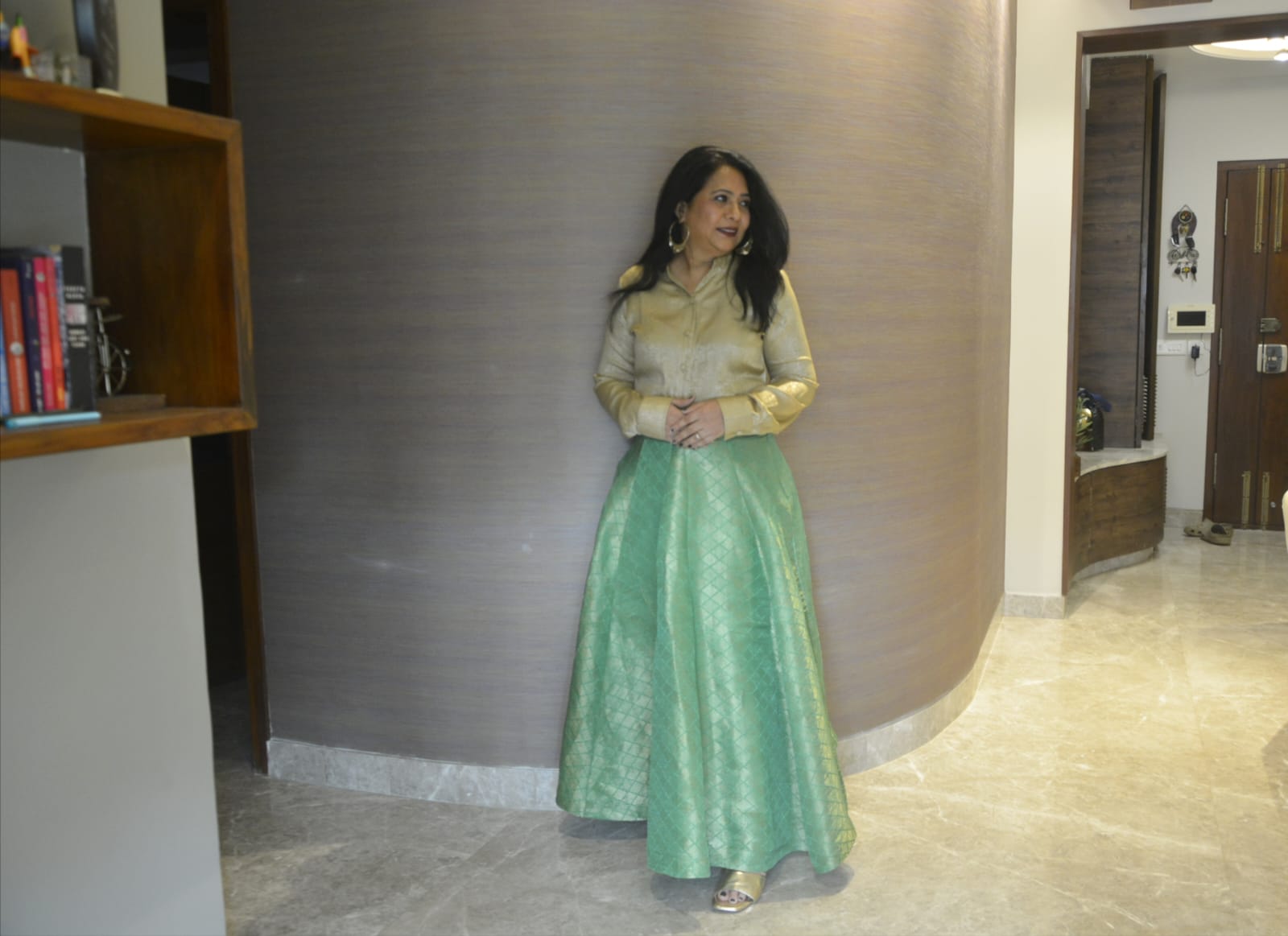 Emerald Grace Flared Co-Ord Set