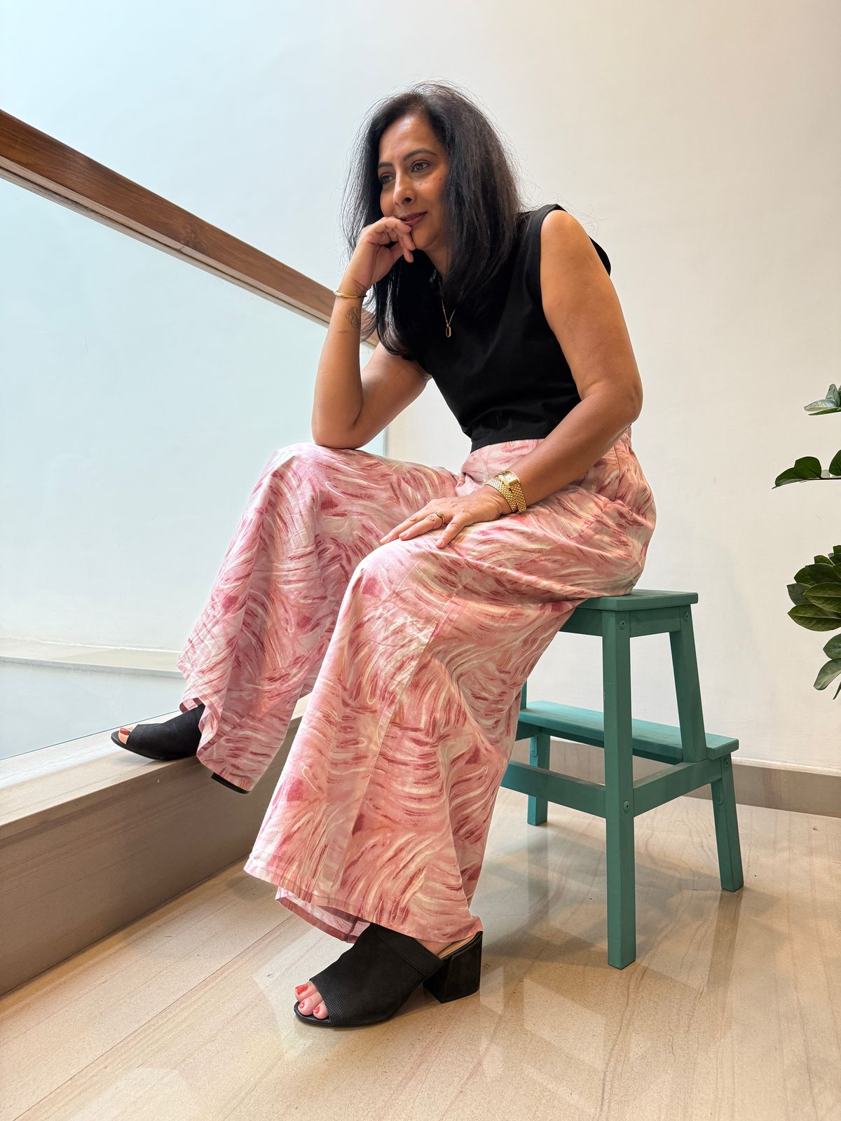 Soft Blush Pink Palazzo